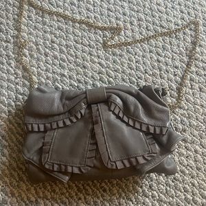 RED Valentino grey leather purse! 💖